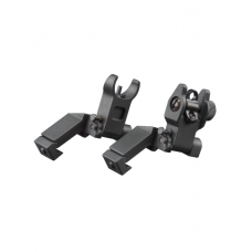 AR LOW PROFILE 45 DEGREE FRONT & REAR FLIP UP SIGHTS: *MT45FS
